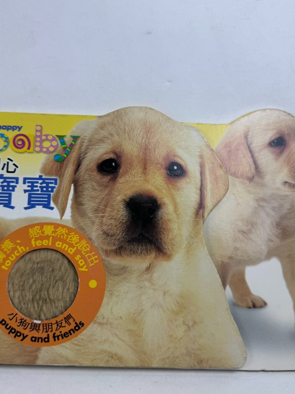 Happy Baby Puppy & Friends Touch Feel Board Book Chinese Eng ISBN 9780312497576